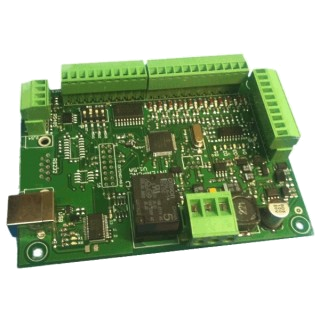 InterpCNC V1.5
 4 axes controler card USB/RS485