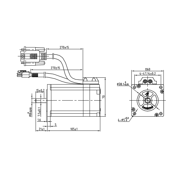 Servomoteur Hybride 3.1 Nm - Nema 23