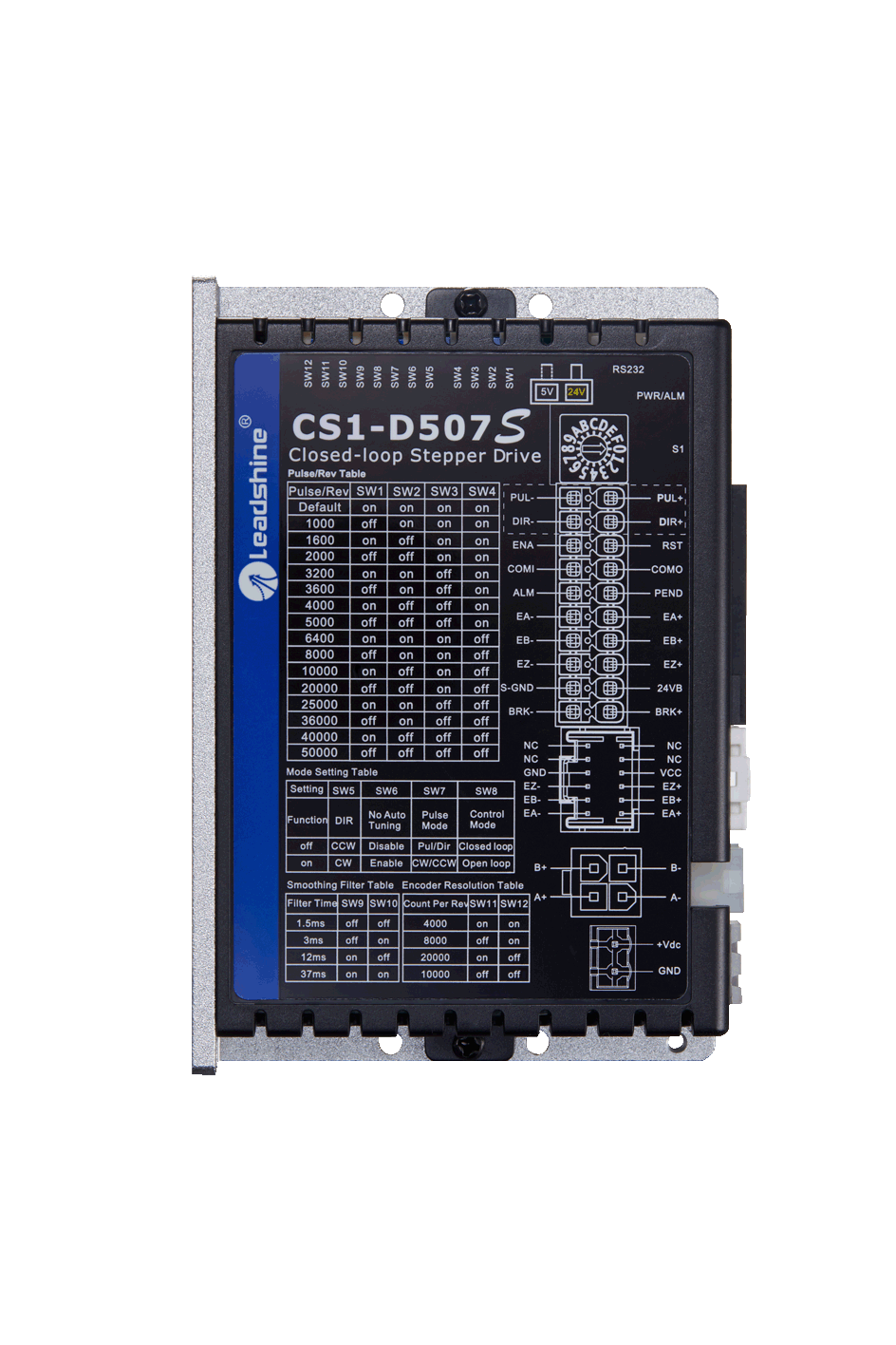 CS1-D507S Driver Servomoteur Hybride 2 phases 50V 7A