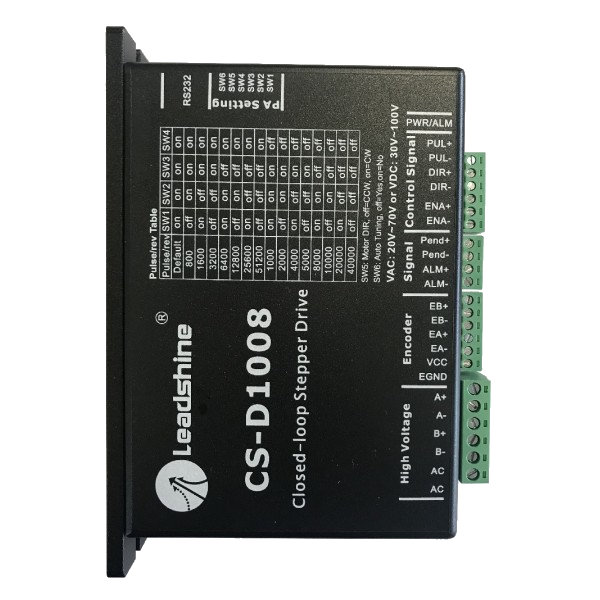 Driver Servomoteur Hybride Leadshine 2 phases 70V AC / 100V DC 8A