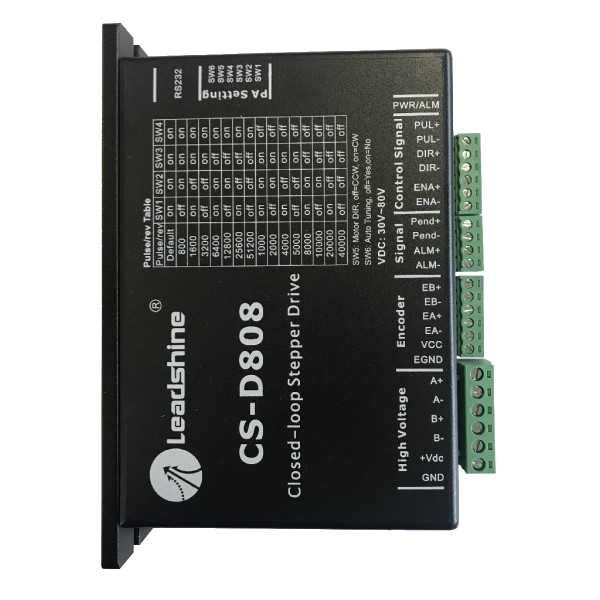 CS-D808 
closed loop servo driver 80V/8A