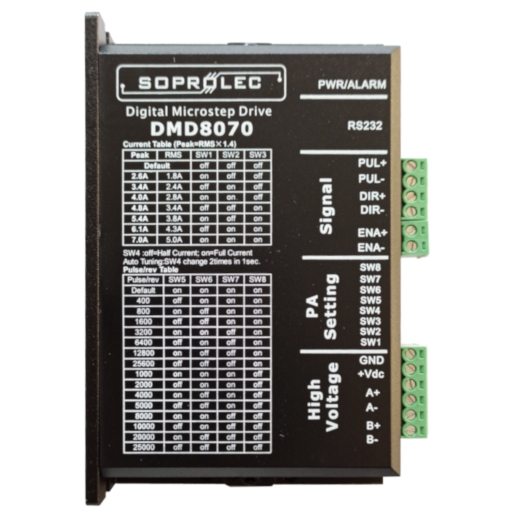 86HS85S Nema 34 - 8.5Nm stepper motor - 32mm shaft length | Soprolec