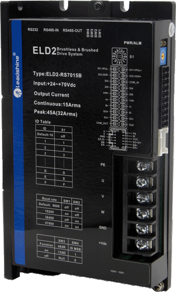 ELD2-RS7015B drive for brushless DC 24-70V 15A