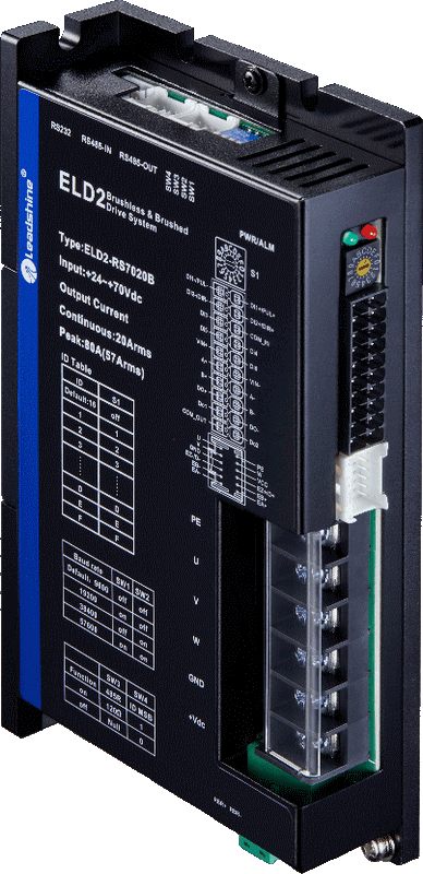 ELD2-RS7020B Variateur Brushless DC 24-70V 20A