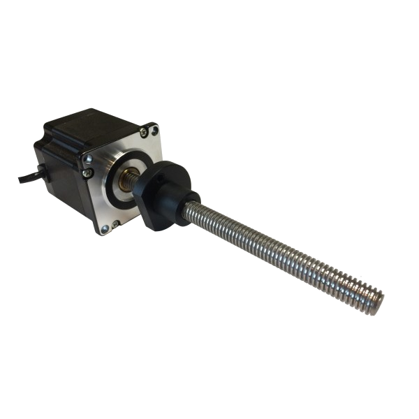 External Linear Stepper Motor - Nema 23, 2mm pitch, 200 mm length