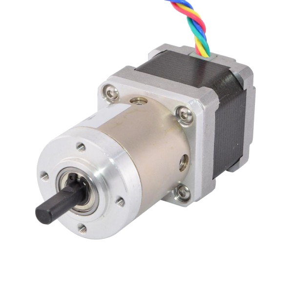 Moteur Pas à Pas 35BY412L 12V/24V Avec Réducteur Planétaire - 4 Phases, 5 Fils, Arbre D 4.9mm | Pour Projets CNC, Robotique