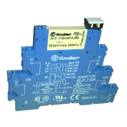 [RELAIS_24V-6A_DIN] DIN rail Relay 24V 6A