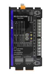 [2ELD2-CAN7030B] 2ELD2-CAN7030B dual axes servo drive for brushless DC 24-70V 30A